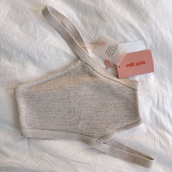 Cult Gaia Sanura knit crop top - Picture 2 of 9